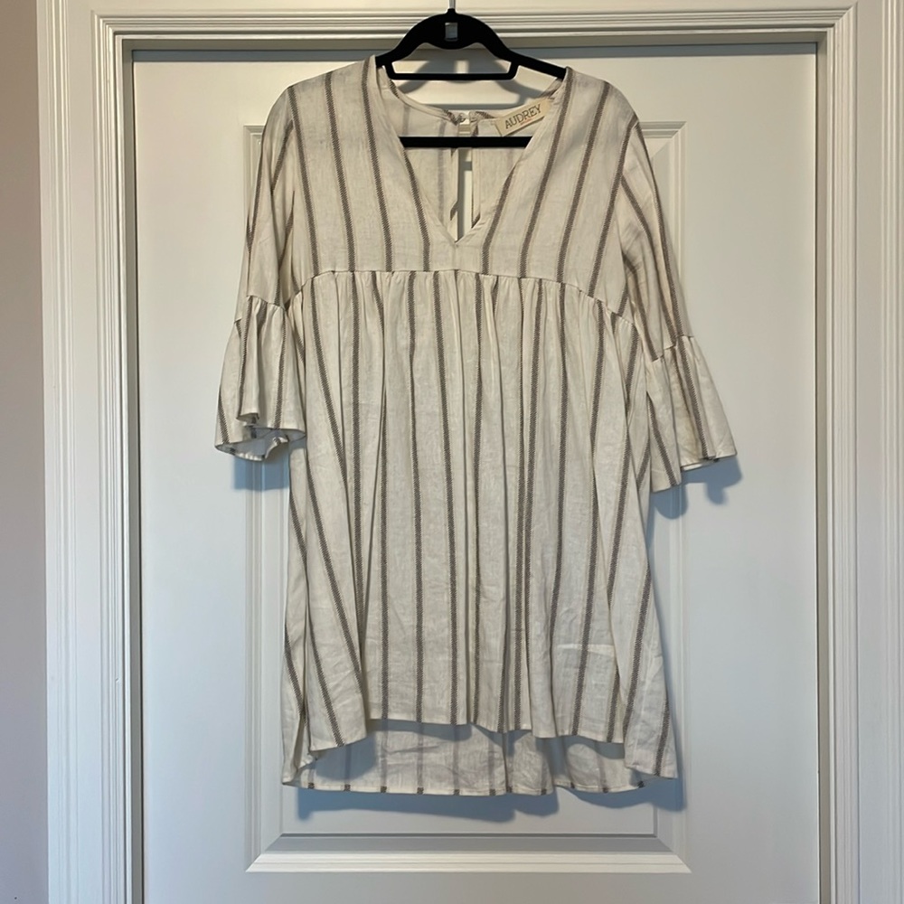 Blue Striped Dress